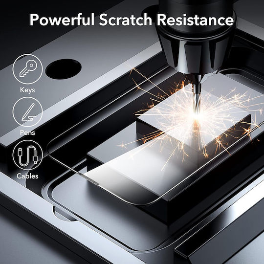 ESR Armorite Ultra-Tough Vollflächig gehärtetes Glas 2Stück (iPhone 13 Pro Max)