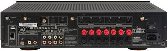 JBL MA710 Home Cinema Amplifier 4K/8K 7.2 Channels with HDR and Dolby Atmos Black