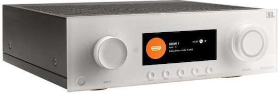 JBL Home Cinema Amplifier 4K/8K 9.2 Channels 140W/8Ω with HDR and Dolby Atmos Silver