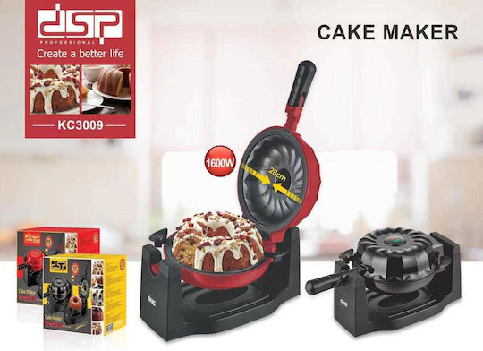 DSP KC3009 Cake Maker 1600W Black