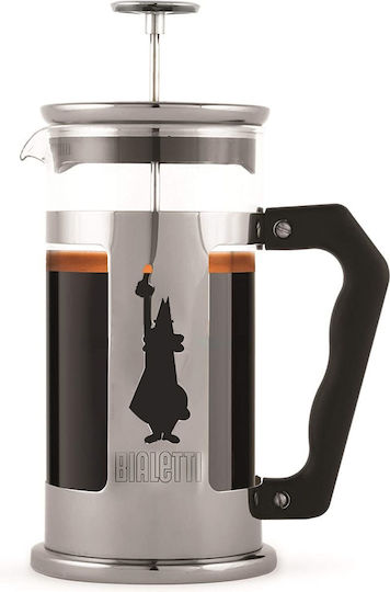 Bialetti Preziosa Cafetieră cu Filtru Manual din Oțel Inoxidabil Argintie 350ml
