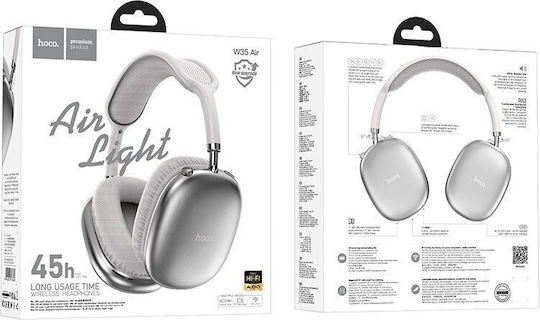 W35 Fără fir Bluetooth Over Ear Căști cu 45 ore de Funcționare Argintii