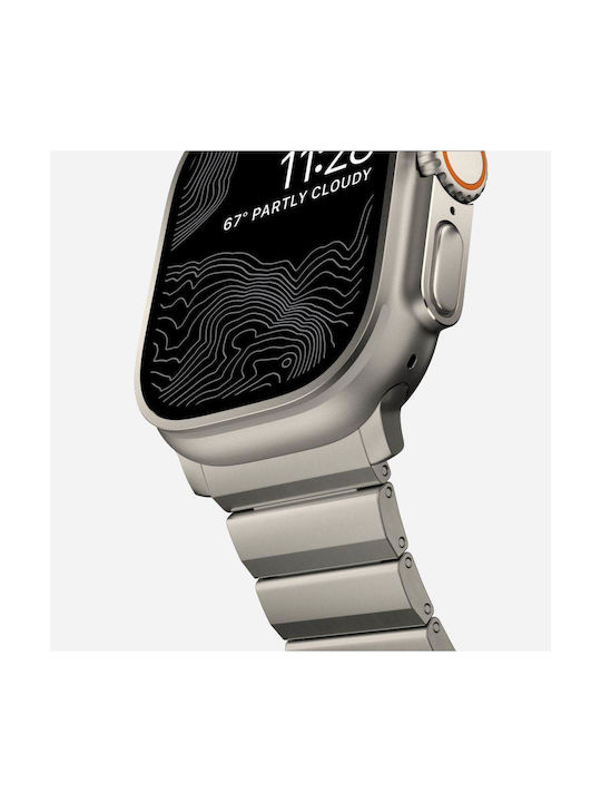Tech-Protect Steelband Armband Rostfreier Stahl Silber (Apple Watch 44/45/46mm/Ultra 49mm)