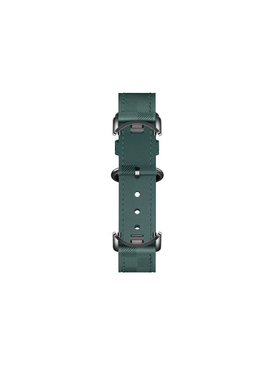Xiaomi Λουράκι Δερμάτινο Πράσινο (Smart Band 8 / Smart Band 9 / Smart Band 10)