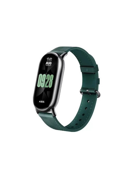 Xiaomi Λουράκι Δερμάτινο Πράσινο (Smart Band 8 / Smart Band 9 / Smart Band 10)