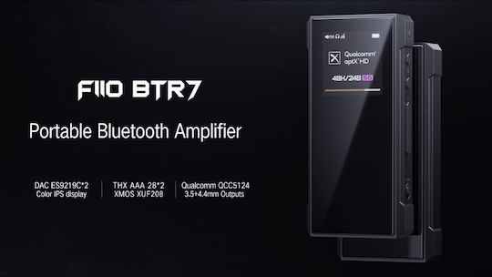 Fiio BTR7 Lighting Portable Digital Bluetooth Headphone Amplifier 4 Channels with DAC USB and Jack 3.5mm