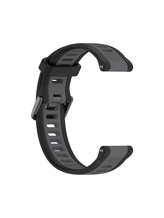 Techsuit Curea Silicon Gri (Samsung Galaxy Watch 4/5/6/7/FE, Huawei Watch GT 3 (42mm)/GT 3 Pro (43mm))