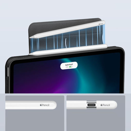 ESR Rebound Hybrid Back Cover Ανθεκτική Μαύρη (iPad Air 13" 2024/2025/2026)