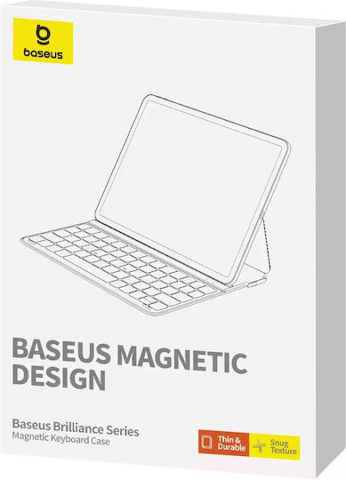 Baseus Brilliance Flip Cover cu Tastatură în Engleză SUA Negra (iPad Air 4/5, iPad Pro 11) P40112602111-03