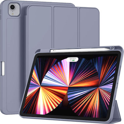 Techsuit Klappdeckel Silikon Lila iPad Pro 11 (2018 / 2020 / 2021 / 2022)