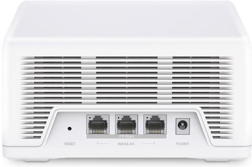 Mercusys Halo H47BE WiFi-Mesh-Netzwerk Zugriffspunkt Wi-Fi 7 Tri Band (2.4 & 5 & 6GHz) in Doppelter Bausatz Weiß