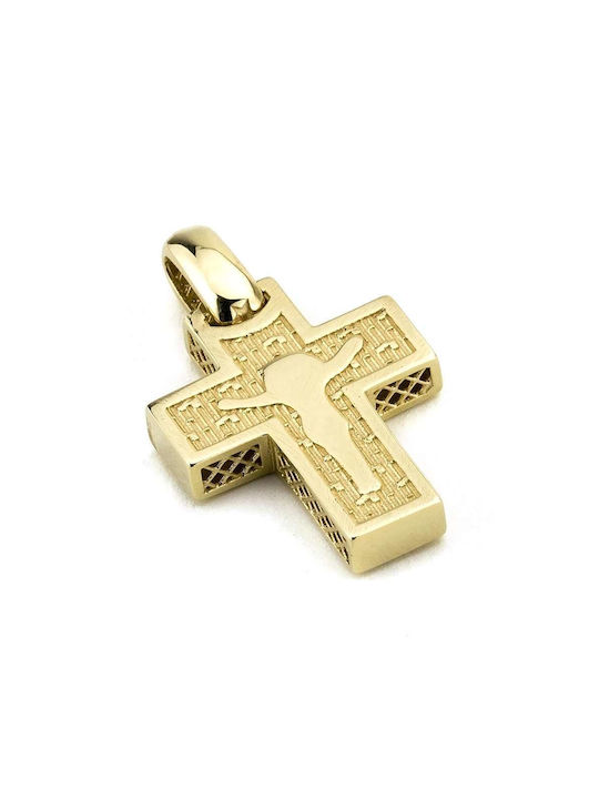 Goldsmith Men's Cross Double Sided with the Crucified