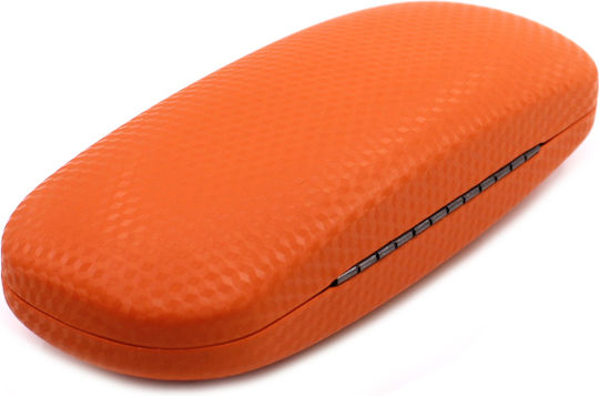 Brillentasche Hart mit Magnetischem Verschluss Orange