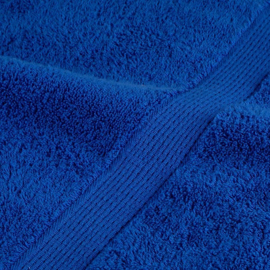 vidaXL Bath Towel 100x200cm Blue 4 Pieces Weight 600gsm