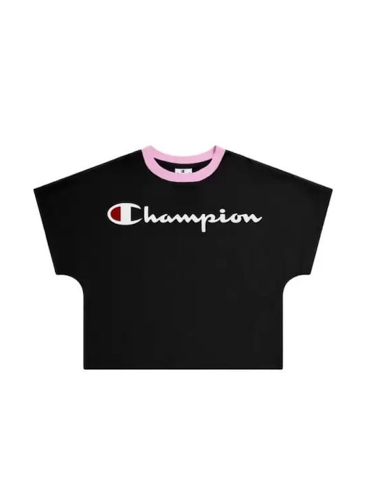 Champion Kinder Set mit Shorts Sommer 2Stück Black