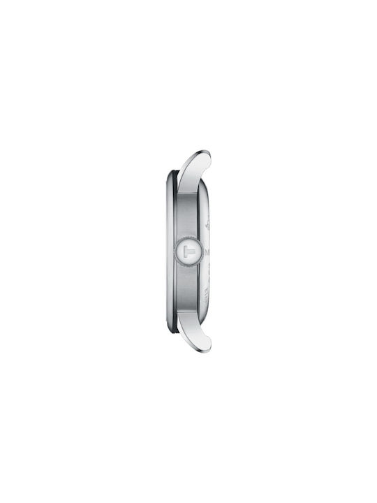Tissot Ανδρικό Ρολόι 39.3mm Μπαταρίας με Ασημί Μεταλλικό Μπρασελέ