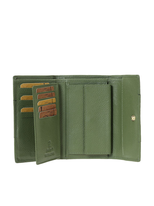 Large Leather Women's Wallet Classic with RFID Red