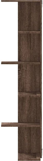 Raft Colțar Maro Stejar 36.5x36.5x140 cm