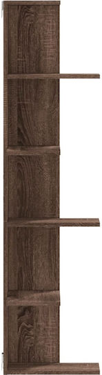 Raft Colțar Maro Stejar 36.5x36.5x140 cm
