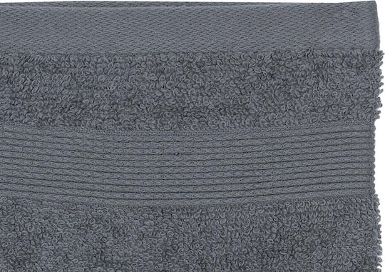 Комплект от ръкавици за баня Atmosphera памук 450gsm размери 15x21см 2 броя тъмно сиво 125865l