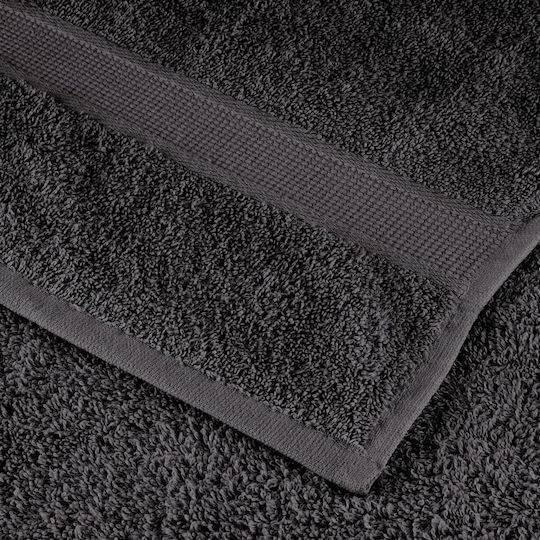 vidaXL Set 4 Hotel Pool and Beach Towels 200x80 cm 600gsm Charcoal