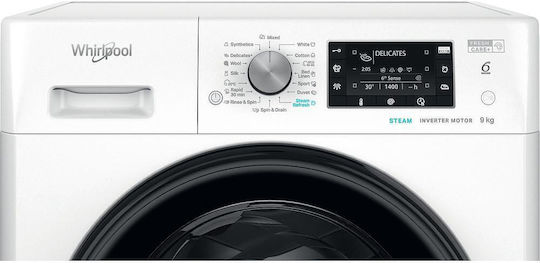 Whirlpool Пералня 9кг с Парна Технология 1400 Оборота FreshCare+ FFD 9489 BV EE