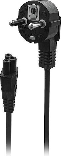 NOD Schuko - IEC C5 Kabel 2m Schwarz