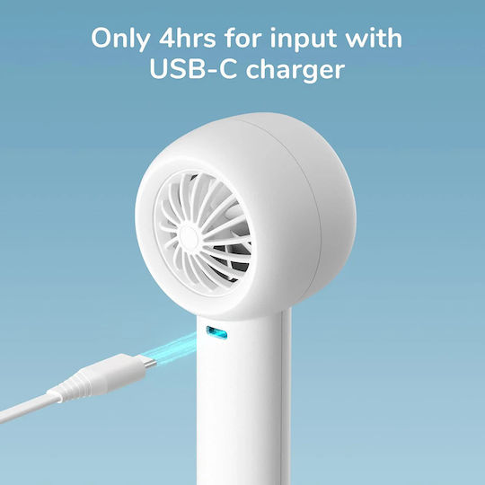 Jisulife Luxury Portable Handheld Fan Life5 Plus Fa43 Portable Type-c 4000mah 5 Speeds Mint Green