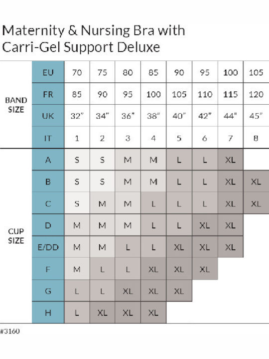 Carriwell Carri-Gel Maternity & Nursing Sports Bra with Clips Honey