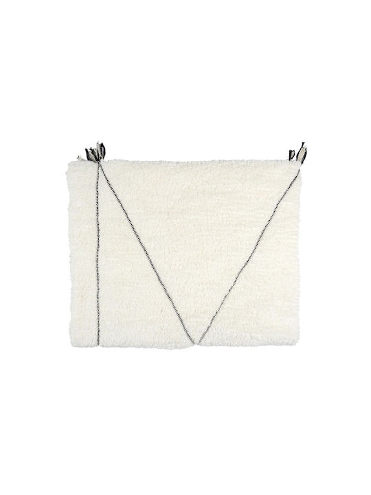 The Home Deco Factory Ριχτάρι Πολυθρόνας Sherpa 160x130εκ. Λευκό TX0110