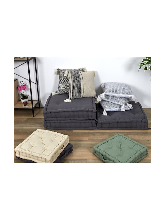 The Home Deco Factory Sofa-Kissen Mit Quasten 40x40cm