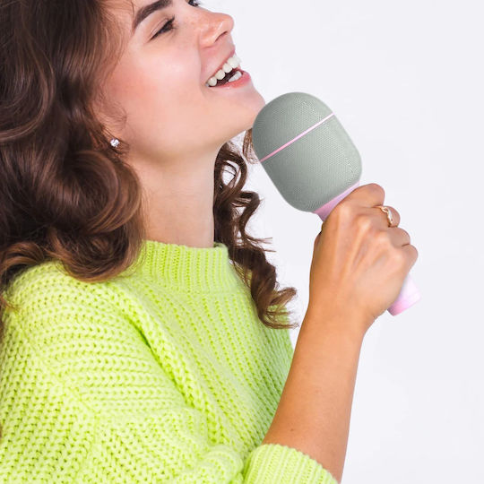 Mobility On Board Wireless Karaoke Microphone Marshmallow GROOV-MARSH-01 Pink