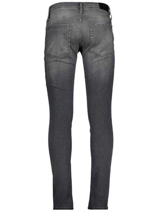 Antony Morato Ανδρικό Παντελόνι Τζιν Ελαστικό σε Tapered Γραμμή Steel Grey