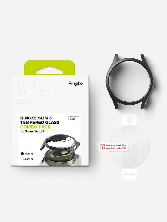 Ringke Tempered Glass για το Galaxy Watch7 40mm 1τμχ