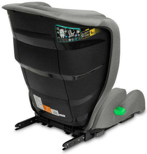 Caretero Nimbus Scaun Auto pentru Copii High-back Booster i-Size cu Isofix Grafit