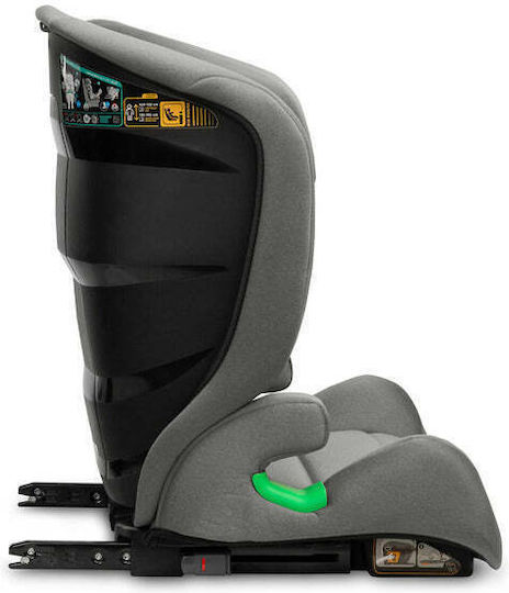 Caretero Nimbus Scaun Auto pentru Copii High-back Booster i-Size cu Isofix Grafit
