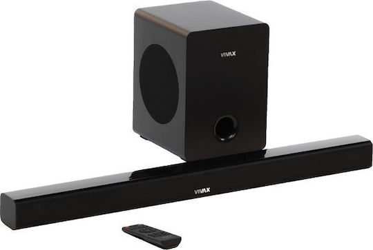 Vivax SP-7080H Soundbar 2.1 Bluetooth and HDMI 70W with Wireless Subwoofer and Remote Control Black