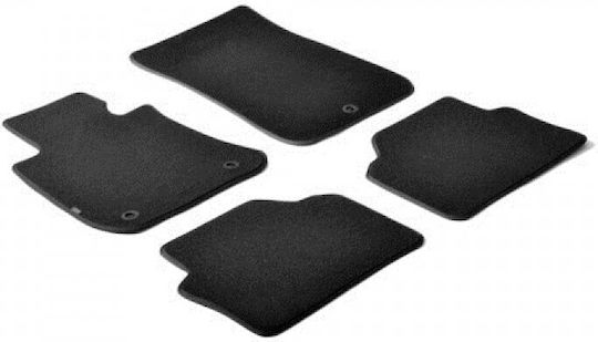 Lampa Set of Front and Rear Mats 4pcs for BMW Series 3 Black