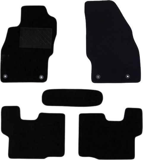 Autopataki Σετ Μπροστινά και Πίσω Πατάκια 5τμχ για Opel Corsa 2006-2014 Μαύρα