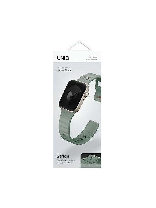 Uniq Λουράκι Δερμάτινο με Pin Πράσινο (Apple Watch 38/40/41/42mm)