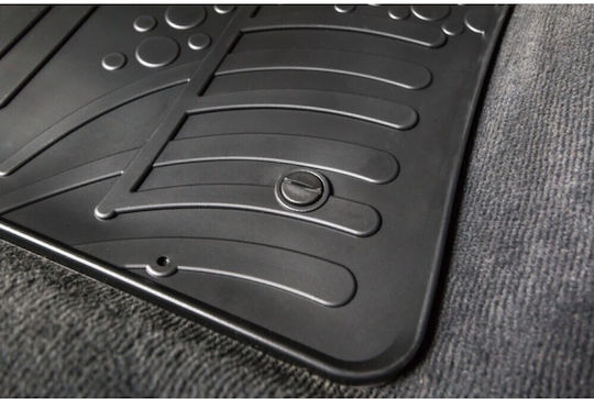 Auto Gs Set of Front and Rear Mats 4pcs for Ford Kuga 2011-2013 Black