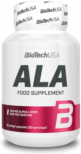 Biotech USA Alpha Lipoic Acid Ειδικό Συμπλήρωμα Διατροφής 50 κάψουλες