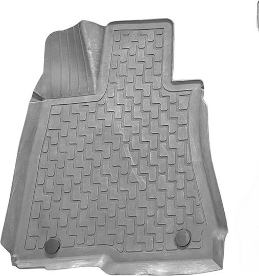 Auto Gs Set of Front and Rear Mats 4pcs Tray Type for Daihatsu Delta Lancia Delta Gray