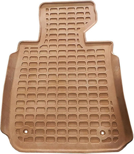 Auto Gs Set of Front and Rear Mats 4pcs Tray Type for BMW E87 2005+ Brown
