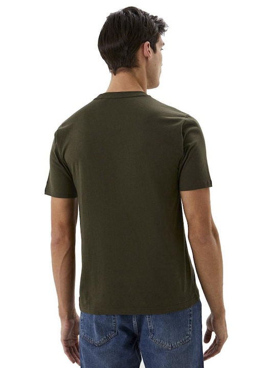 Mexx T-shirt Bărbătesc cu Mânecă Scurtă Olive