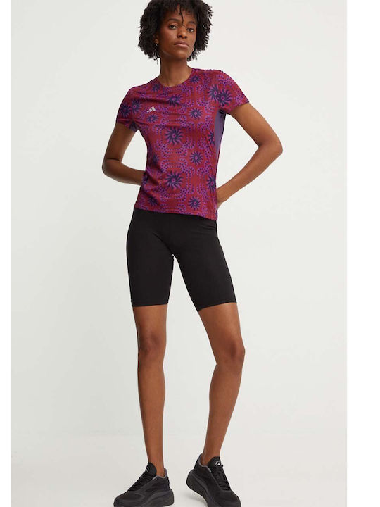 Adidas Women's Athletic T-shirt Fast Drying Purple