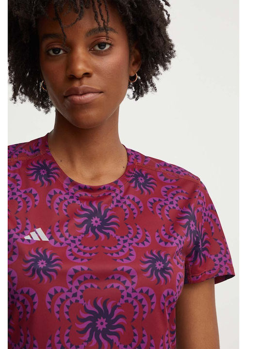 Adizero Women's Athletic T-shirt Fast Drying Purple