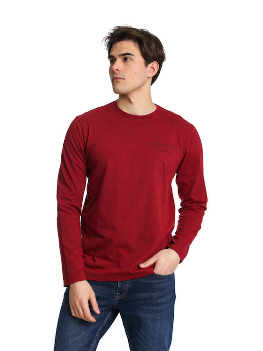 Paco & Co Men's Long Sleeve Blouse Wine