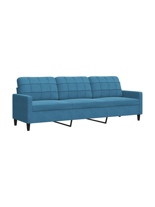 Living Room Furniture Set 3-Seater & 2-Seater Blue