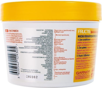 Garnier Fructis Hair Food Banana Haarmaske für Reparatur 390ml